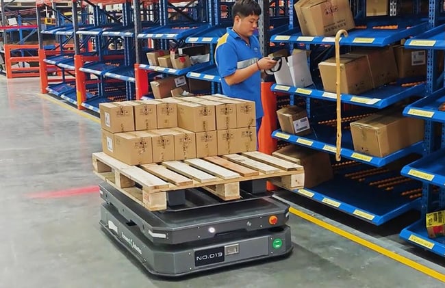AMRs moving cases 